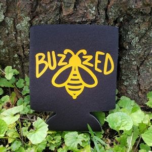 Buzzed bee koozie can cooler